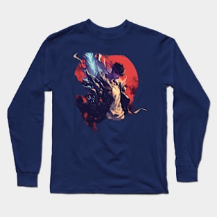 solo leveling sung jin woo with igris form Long Sleeve T-Shirt